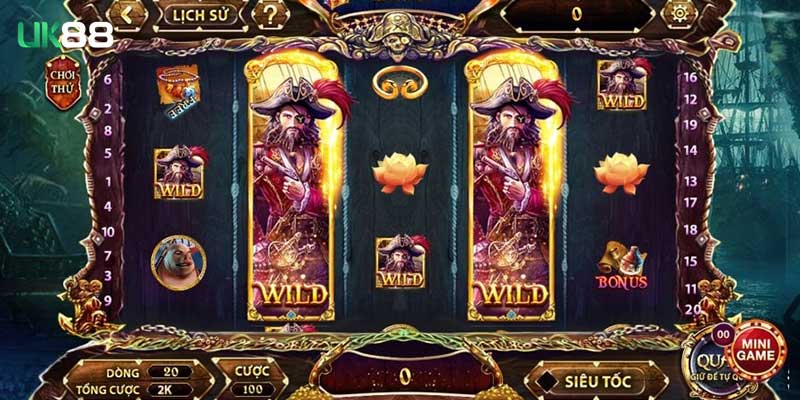 Hướng dẫn chơi Pirate King nổ hũ trực tuyến